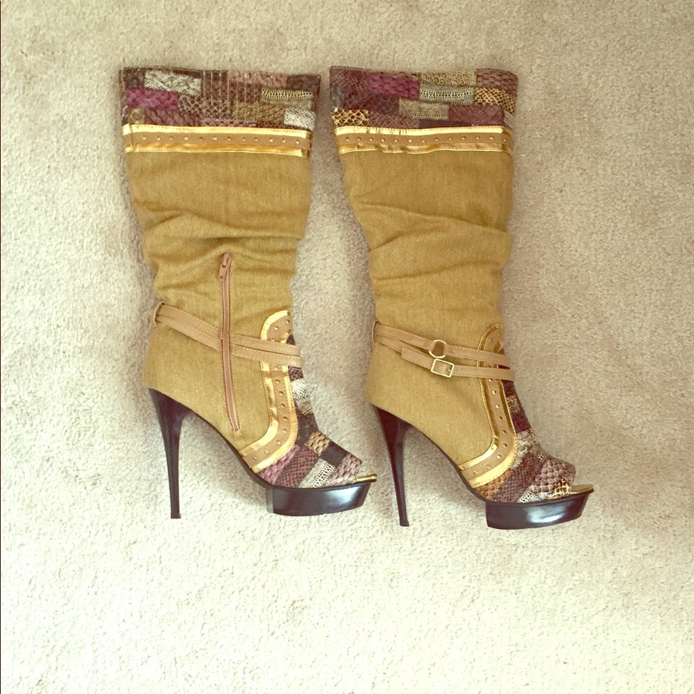 Peep Toe Boots